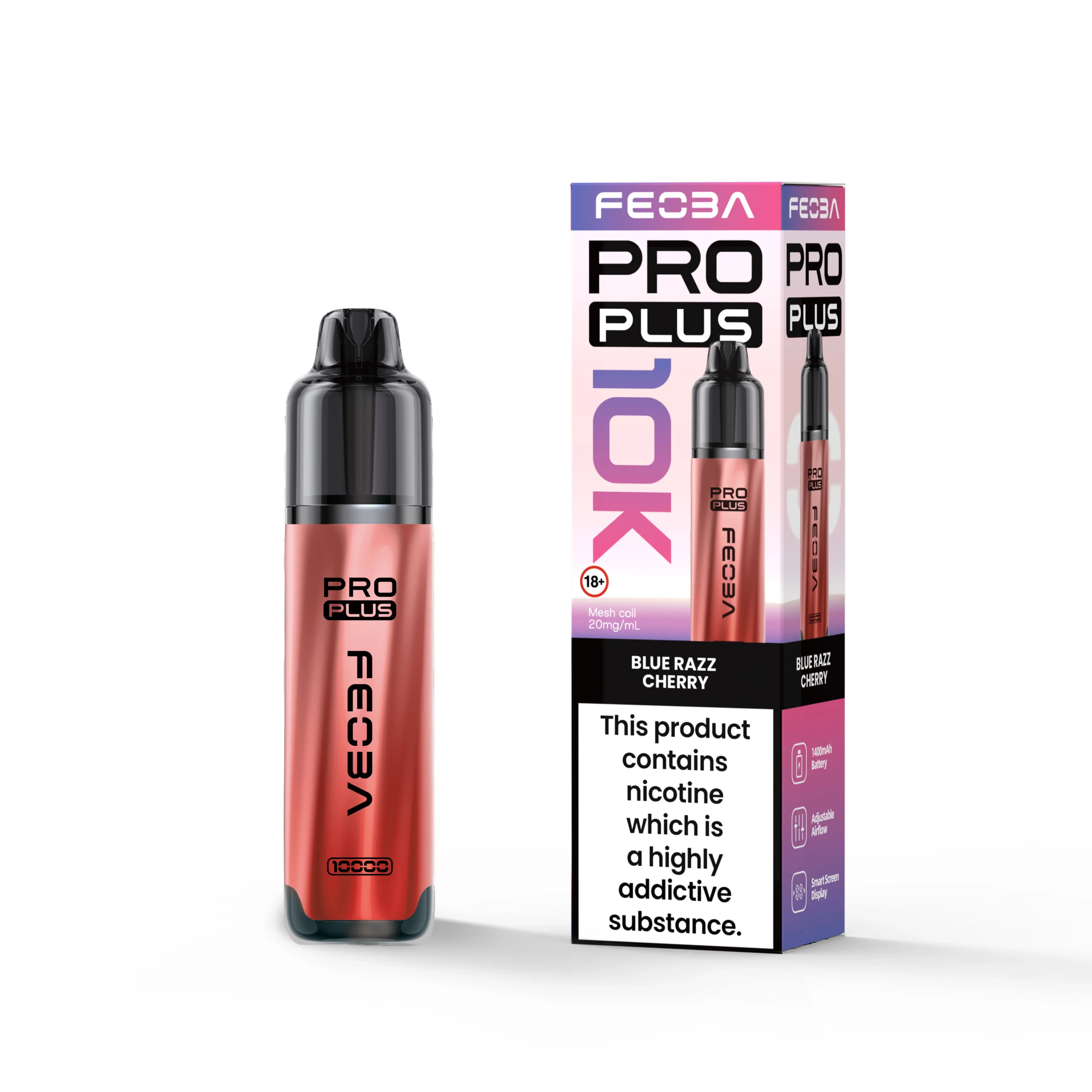 Feoba Pro Plus 10000 BLUE RAZZ CHERRY